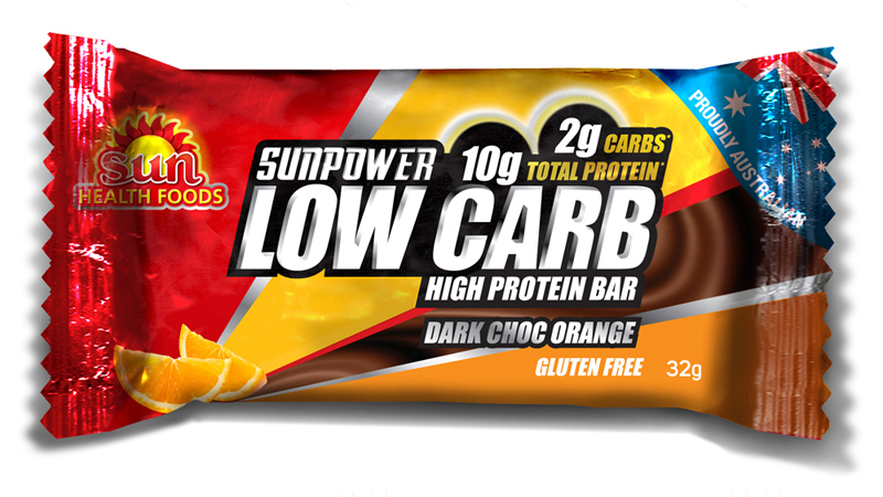 SunPower 32g Low Carb Choc Orange
